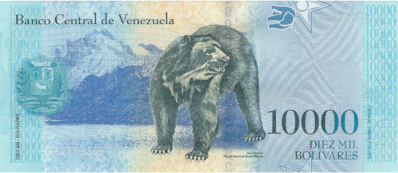 Venezuela 10,000 Bolivar UNC