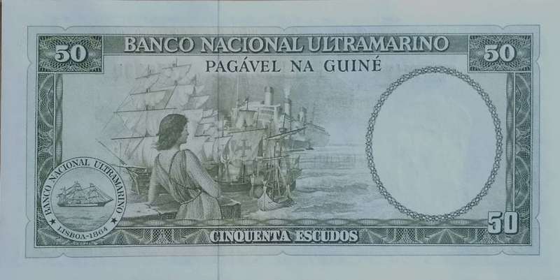 Portuguese Guinea 50 Escudos 1971  UNC