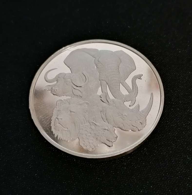 1 OZ FINE SILVER 99.9 BIG FIVE - 1 Oz Ag ( 5 AVAILABLE )