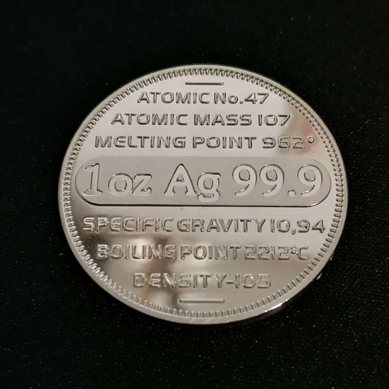 1 OZ FINE SILVER 99.9 BIG FIVE - 1 Oz Ag ( 5 AVAILABLE )