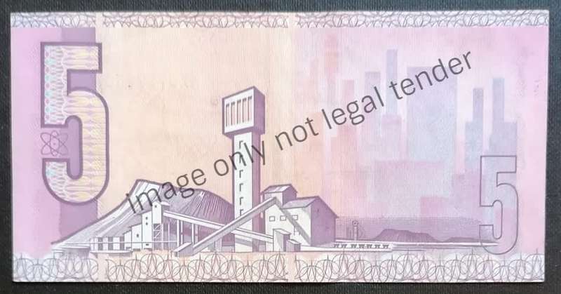 R5 CL STALS South Africa Banknote XX Prefix Replacement Banknote