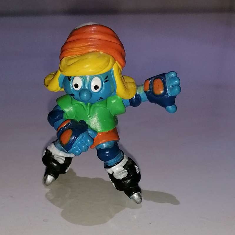 ORIGINAL SMURF INLINE SKATER SMURFETTE - 1997