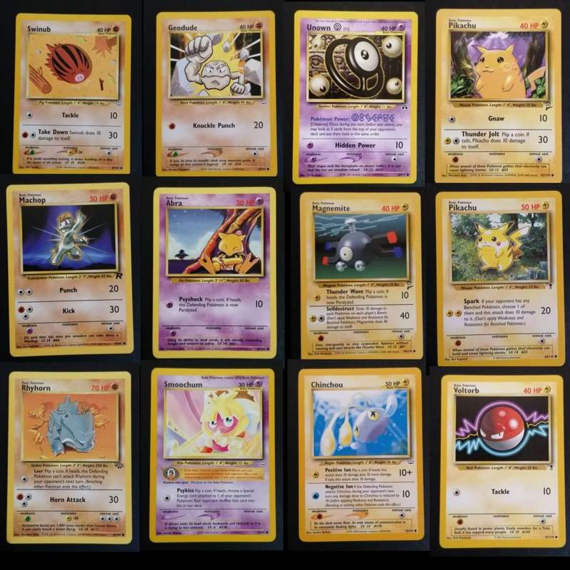 COLLECTABLE POKEMON 1999-2000 PLAYING CARDS