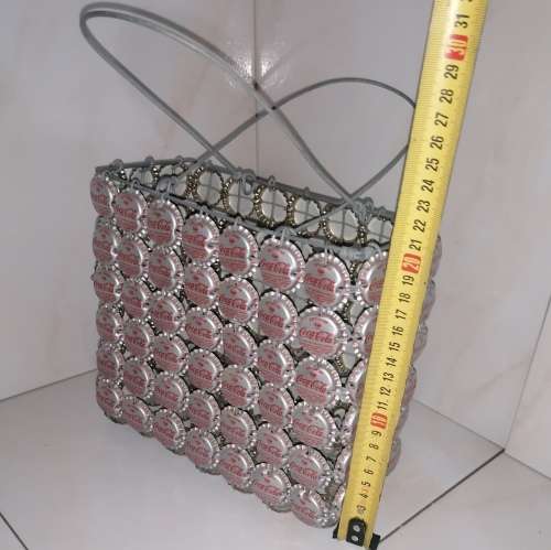 Coca-Cola caps handmade bag