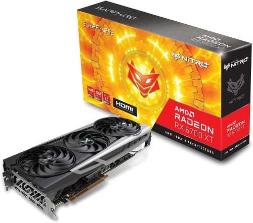 Sapphire Technology Nitro+ AMD Radeon RX 6700 XT Gaming Graphics Card with 12GB GDDR6, AMD RDNA 2