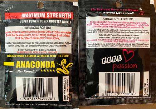 ANACONDA SUPER POWERFUL SEX BOOSTER COFFEE X 4 SACHETS (FOUR PACK)
