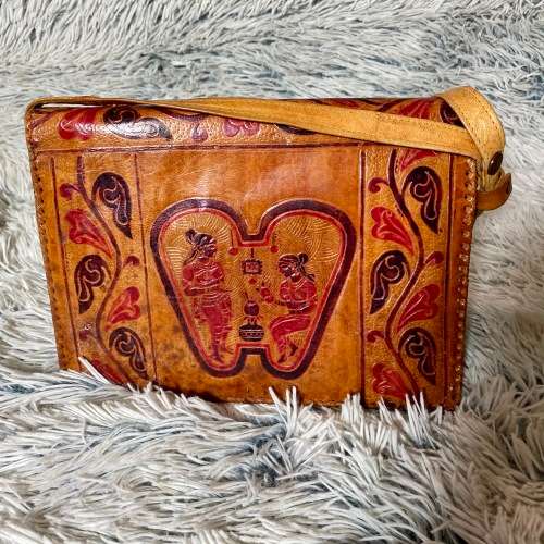 A Vintage Leather Bag from India