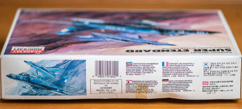 Dassault-Breguet Super Entard French Naval Attack Fighter Minicraft 1:72