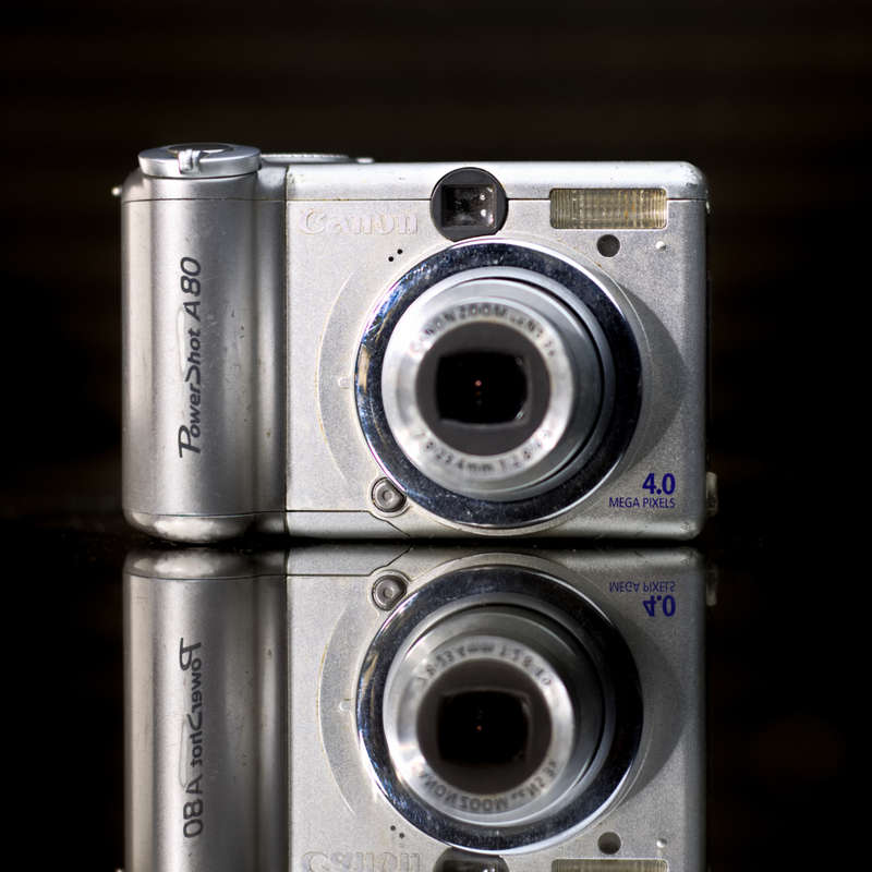 Canon PowerShot A80 4MP Digital Camera w/ 3x Optical Zoom (Powers On/No Image on Screen)