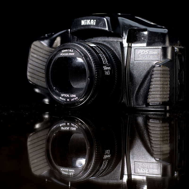 Nikai PDS System / 35mm Film Camera / Focus Free Lens 50mm 1:6.3