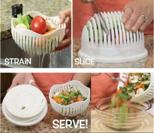 Salad Cutter Bowl