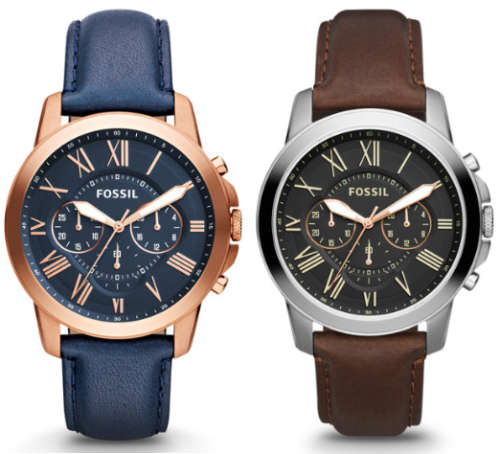 Fossil Men's Grant FS4835 and FS4813