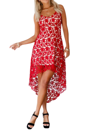 Fashion Red Dress IN SIZE S
