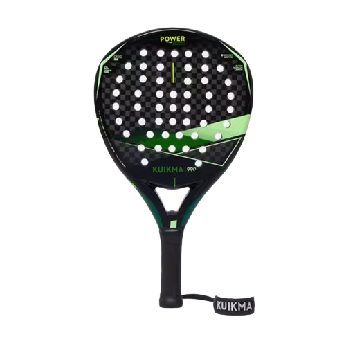 Decathlon Kuikma Padel Racket PR 990 Power Hard Green