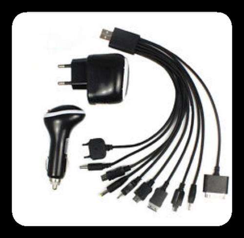 " 2 ON AUCTION " 10 in 1 Hybrid Charger/ Car Charger.