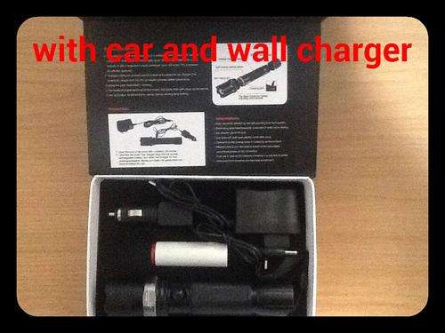 RECHARGEABLE CREE LED 800 LUMENS WITH BOTH CHARGES