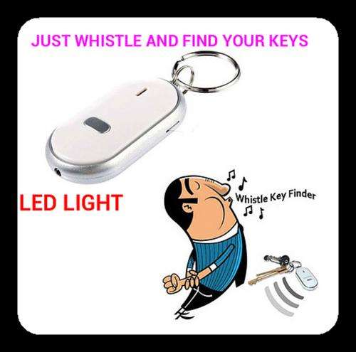 "2 ON AUCTION " KEY FINDER JUST WHISTLE WITH LED LIGHT.