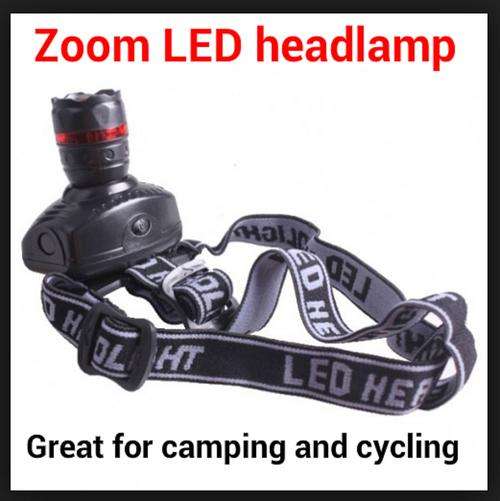 "2 ON AUCTION " Zoom LED Headlamp
