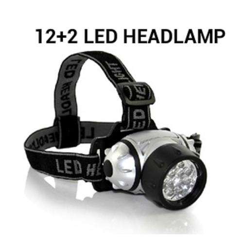 12+2 LED HEAD LAMP
