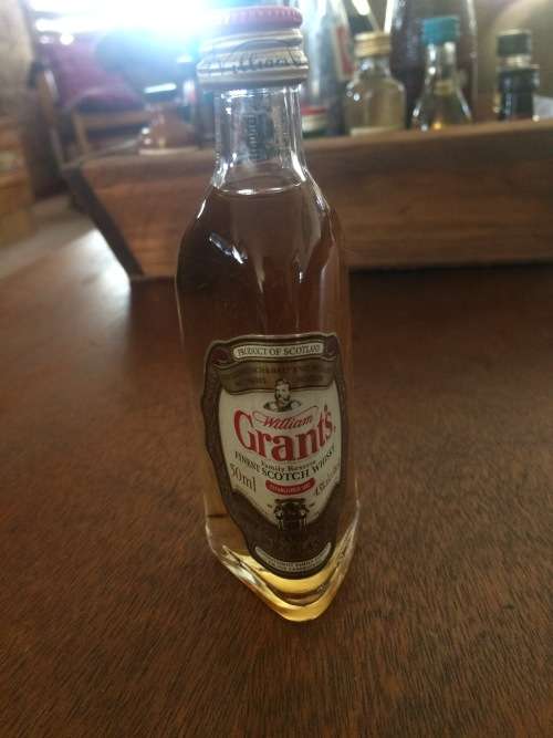 Mini "William Grant's Finest Scotch Whisky" Liquor  Bottle 50ml