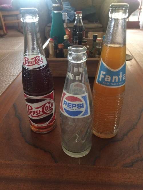 Pepsi-Cola & Fanta Antique Bottles