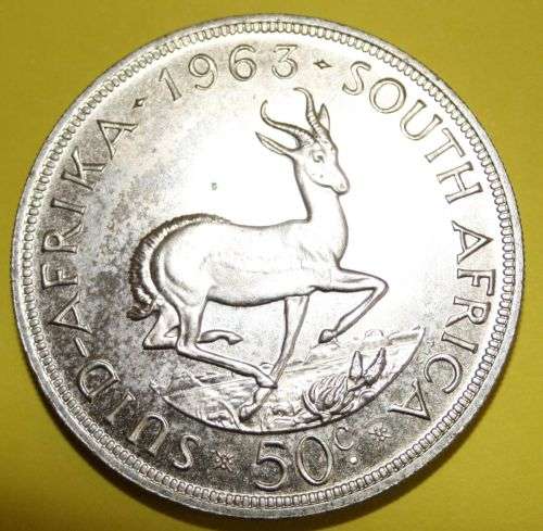 Stunning 1963 Crown 50c UNC.