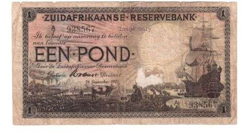 One Pound Glegg 1921