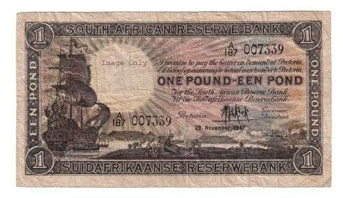 One Pound Note 1947