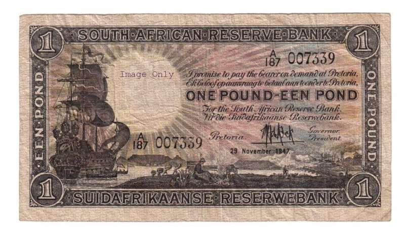 One Pound Note 1947