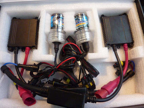 H7 HID 6000k or 8000k 12v Xenon slim ballast kit