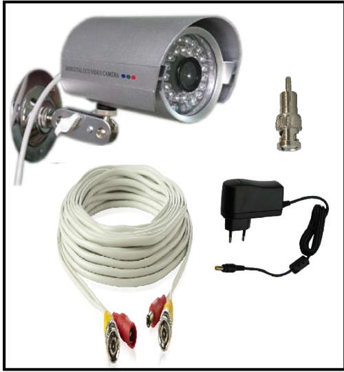 DIY CAMERA KIT WITH 50m CABLE - PLUGS DIRECTLY INTO A TV !