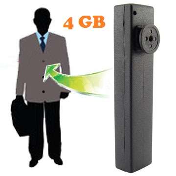 4GB SPY CAMERA BLACK BUTTON-FULL COLOUR VIDEO / PICTURE/ AUDIO