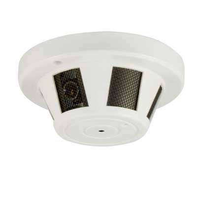 DIY HIDDEN CAMERA SMOKE DETECTOR KIT WITH 50m CABLE - PLUGS DIRECTLY INTO A TV !