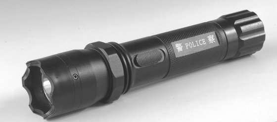 240 000V Stun Gun/ Self-defensive Device with LED Light made of Aluminium Alloy