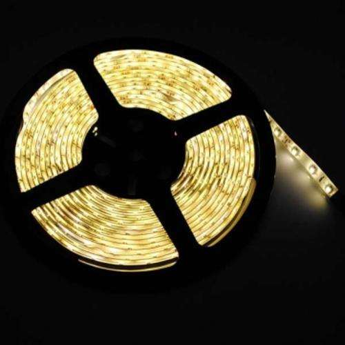 5m ROLL WHITE 12V LED STRIP LIGHTS- WITH POWER SUPPLY PLUG (CUT-ABLE STRIP LIGHTING)