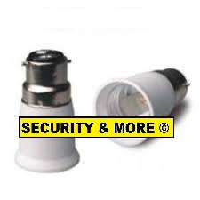 B22 to E27 Adaptor / Lamp Socket Converter