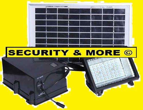 Solar Lighting System with LED Flood Light
