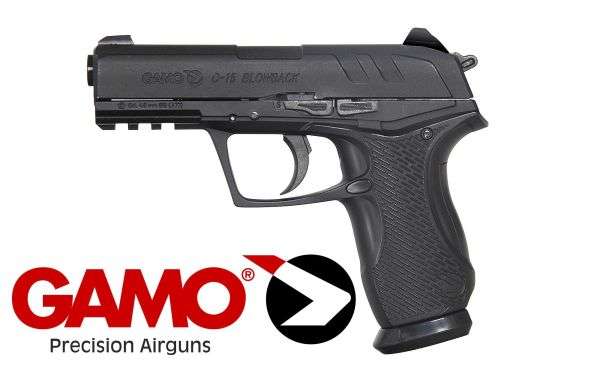 Gamo C15 BLOWBACK PISTOL | 4.5mm BB | INCLUDES 20 X 12g CO2 GAS AND 2000 X 4.5mm BB's ! VALUE