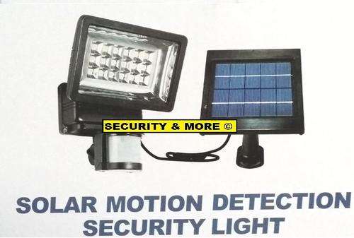 FREE STANDING : SOLAR MOTION DETECTION SECURITY LIGHT WITH SOLAR PANEL - NO CABLES NEEDED!