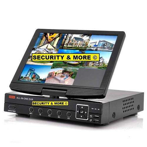 4 CHANNEL H264 DVR 4CH DVR WITH BUILT-IN 10"" MONITOR | D1 RESOLUTION | HDMI PORT