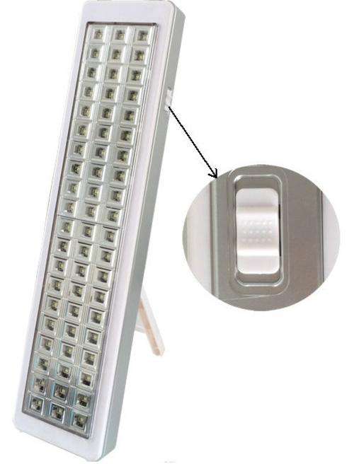LED EMERGENCY LIGHT | 60LED | RECHARGEABLE WITH STAND & CHARGER