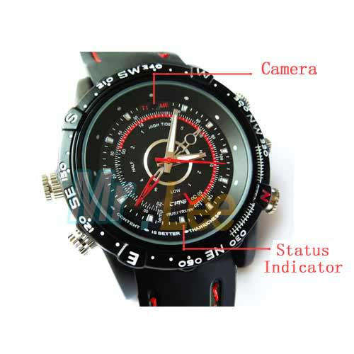 SPY WATCH | 4GB | PLAYS MP3 | RECORD COLOUR VIDEO WHILE NOBODY KNOWS !
