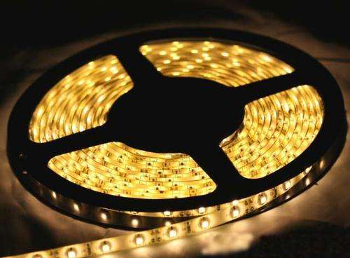 5M ROLL WARM WHITE 12V LED STRIP LIGHTS | WITH POWER SUPPLY PLUG | 3528 LED