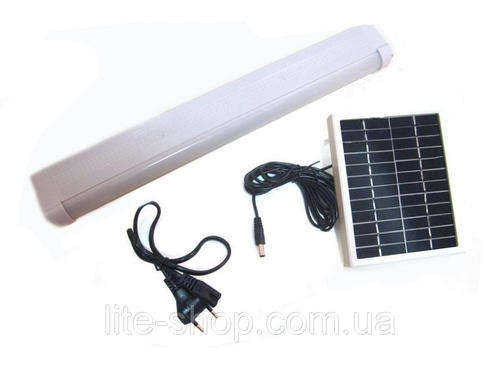 Clearanance *** 7W LED RECHARGEABLE TUBE LIGHT | INCLUDES SOLAR PANEL & USB OUTPUT FOR CHARGING !