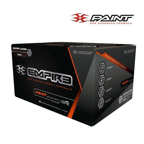 EMPIRE HEAT PAINT BALLS | BOX OF 1000 |  .68 CALIBER EMPIRE PAINTBALLS