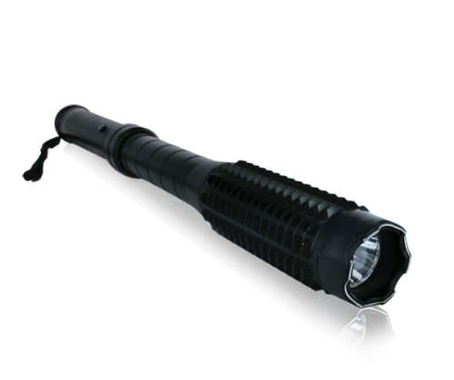 1109 STUN GUN | ALUMINIUM ALLOY RECHARGEABLE STUN GUN WITH TORCH | 1300000V