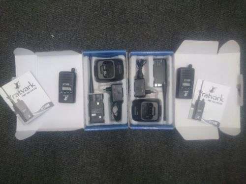 Pair of Vratvark | PMR 446/LPD/FRS | Two Way Radio / Walkie Talkie 400-470MHZ