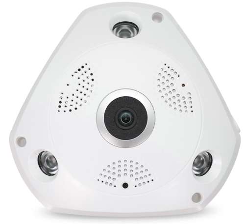 360 DEGREE IP CAMERA VR CAM 3D | WIFI | ANDROID/APPLE APP | 2 WAY INTERCOM | VIEW FROM SMART DEVICE