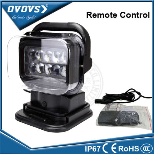 50W LED VEHICLE SEARCH LIGHT 12V | 360 DEGREE W/ WIRELESS  REMOTE
