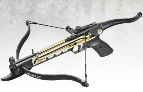 80 LBS PISTOL CROSSBOW | SELF COCKING | MK-80A4PL | 3 ALUMINIUM BOLTS INCLUDED